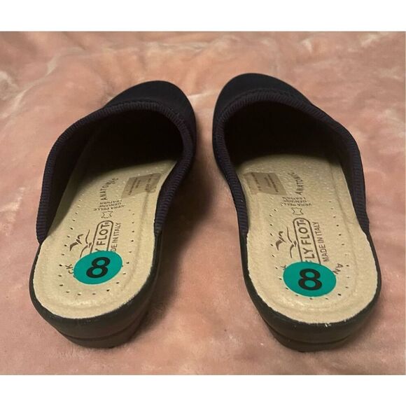 New Fly Flot Women’s 8 Blue Mesh Clogs Slip On Mules - Picture 1 of 11